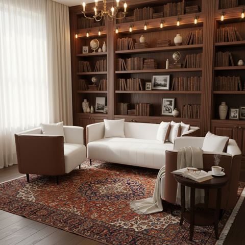 PU Sofa Set 3+1+1 | Premium Living Room Sofa | INFINI HOMES UAE