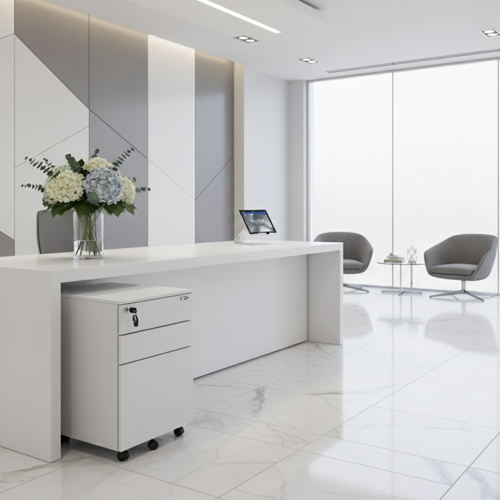 GO Mobile Pedestal AMC40LY | Lockable Office Storage Cabinet UAE