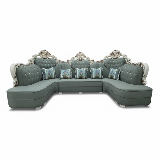 PU Classic Sofa IH-8761 | Premium Leather-Look Sofa UAE