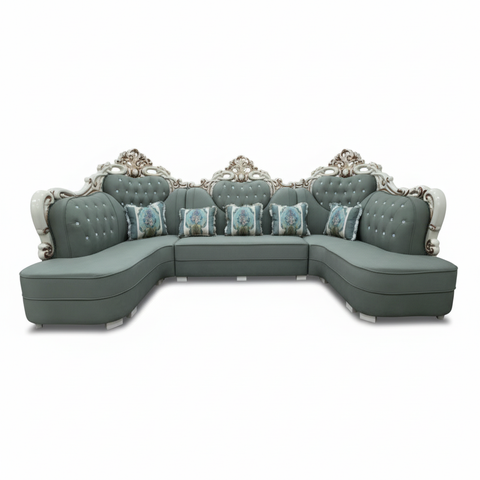 PU Classic Sofa IH-8761 | Premium Leather-Look Sofa UAE