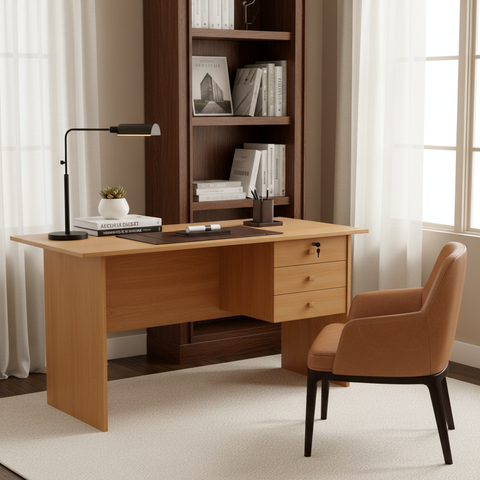 Office Desk Cherry 117x57x72 cm | Premium Workspace Furniture UAE