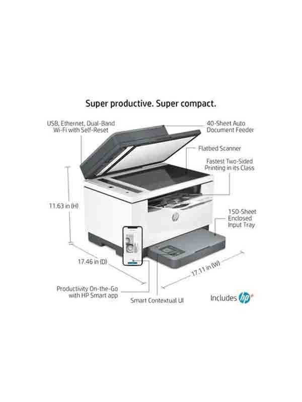 HP LaserJet MFP M236sdw All-in-One Wireless Printer 9YG09A UAE | Dubai Abu Dhabi Sharjah Ajman Fujairah RAK UAQ