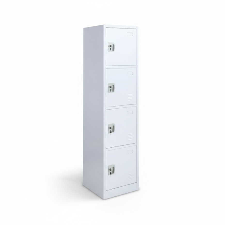 INFINI HOMES 4-Tier Steel Storage Locker Cabinet - UAE Wide Delivery