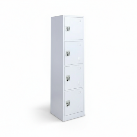 INFINI HOMES 4-Tier Steel Storage Locker Cabinet - UAE Wide Delivery