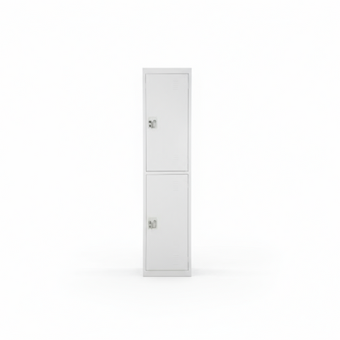 INFINI HOMES 2-Tier Steel Storage Locker Cabinet - UAE Wide Delivery