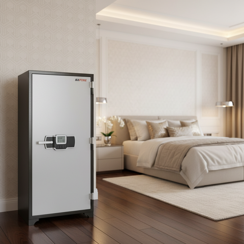 SAFIRE FR 1360 Home Security Safe in UAE Master Bedroom – 90-Minute Fire Protection Digital Lock