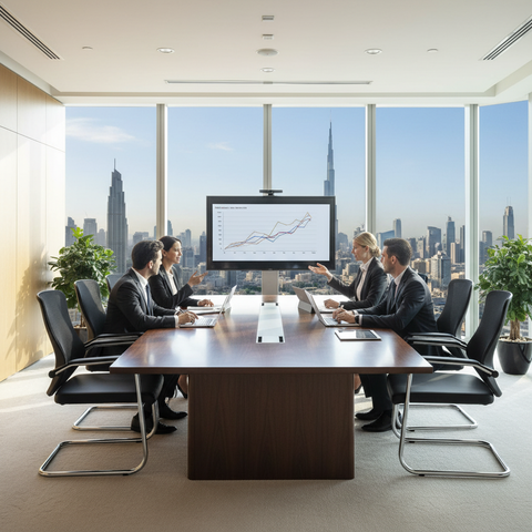 Visitor Chair Black IH 1040 BLK - Premium Office Seating UAE