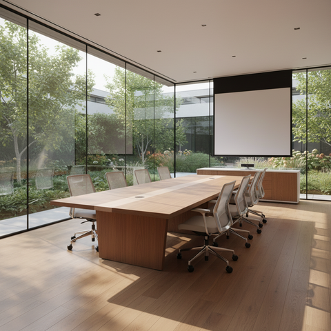 Meeting Table 3.6M Coffee+Grey | Premium Office Furniture UAE