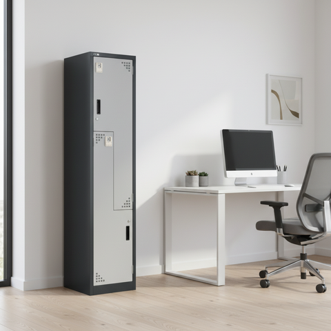 GO Z Steel Locker GO-Z2 (GSL380SG) | H184 × W38 × D45.5 cm – UAE