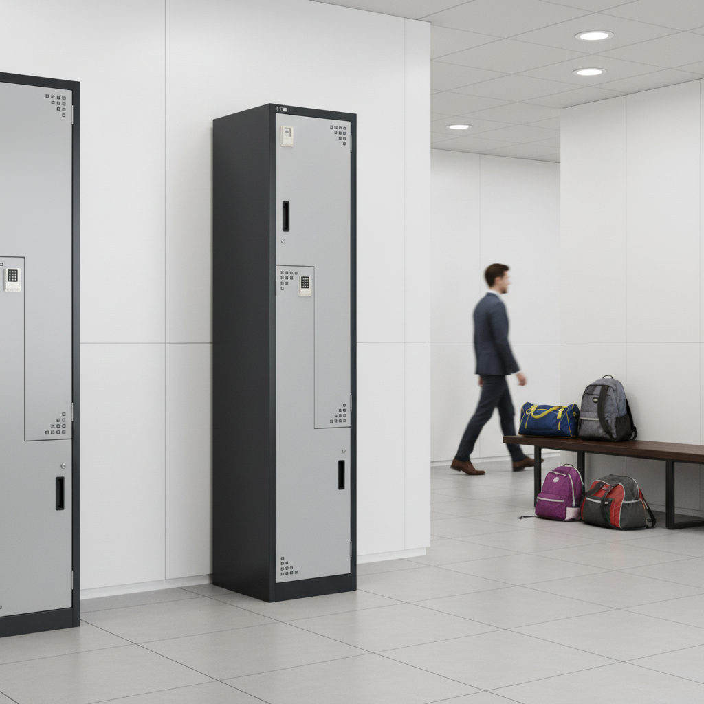 GO Z Steel Locker GO-Z2 (GSL380SG) | H184 × W38 × D45.5 cm – UAE
