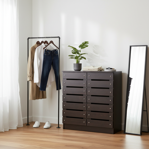 Premium Wenge Shelving Unit IH 512 | Office Storage UAE