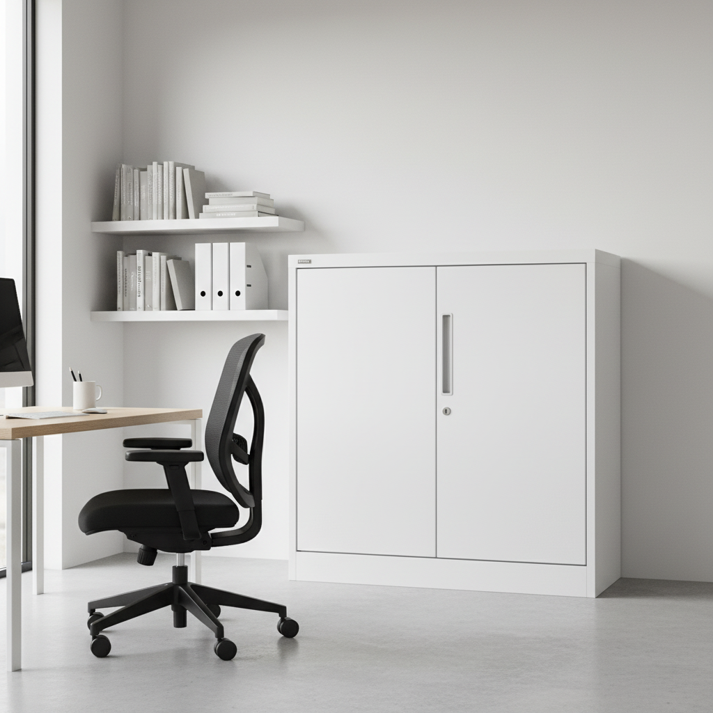GO Half Height Cabinet | Model GO-HMBC (FYD-W003) | White Storage Solution UAE