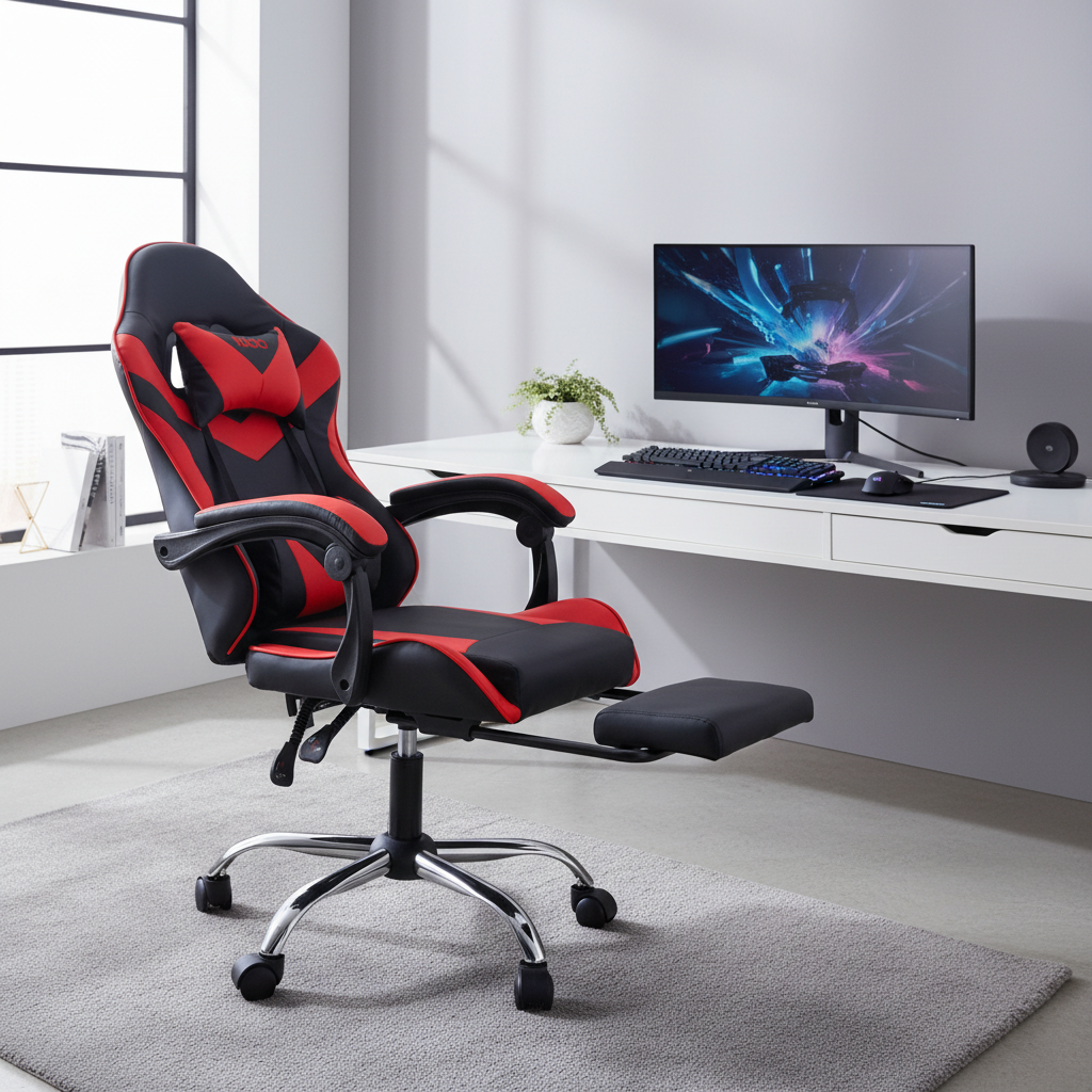 Premium Gaming Chair UAE - Red & Black Ergonomic Office Chair | IH FR35