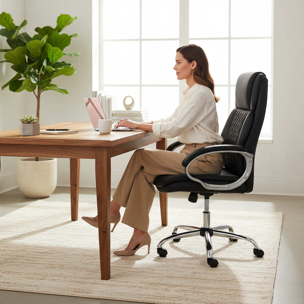 Office Chair Black IH 548 BLK | Premium Ergonomic Seating UAE