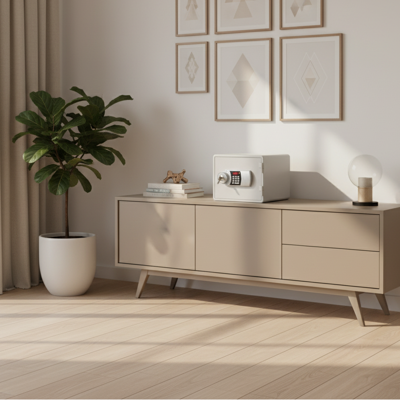 Eagle YESM-015K Fire-Resistant Safe – Digital & Key Lock System