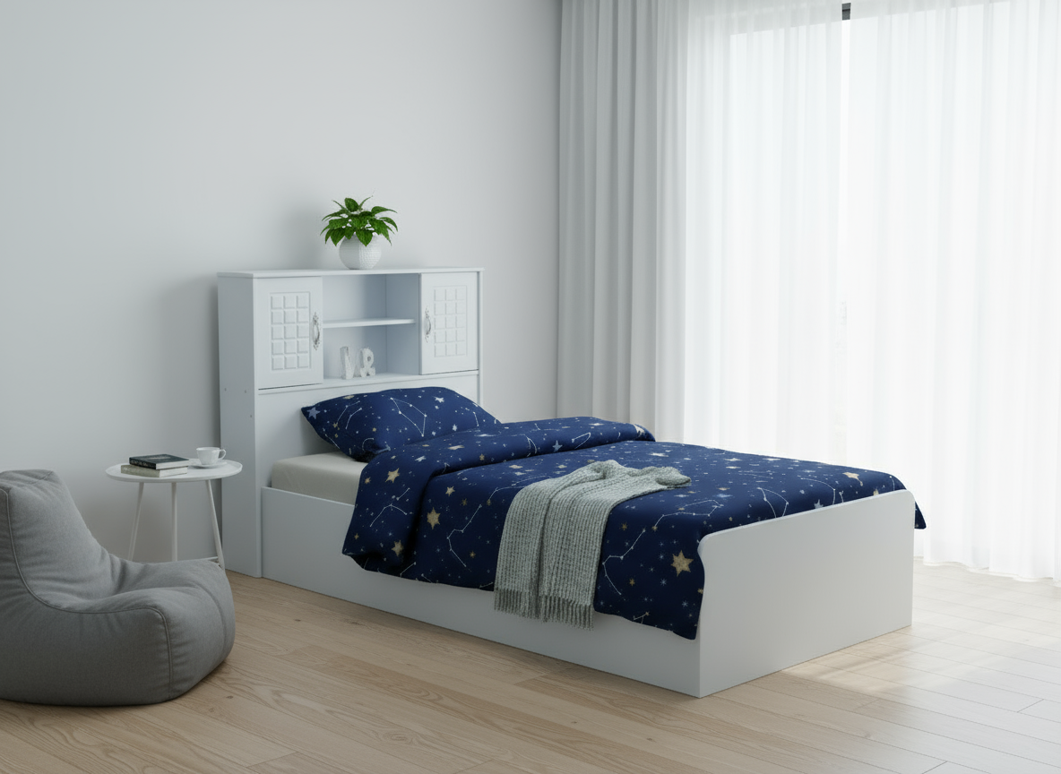 INFINI HOMES Single Bed with Storage - Dubai Abu Dhabi Sharjah UAE Delivery