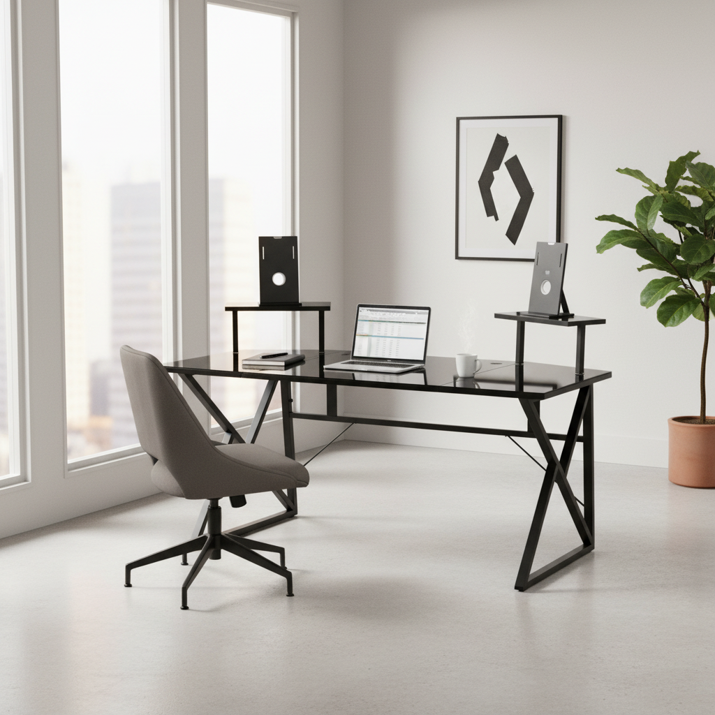 Gaming Table Black 120x60x75cm IH 129 BLK | Premium Gaming Desk UAE