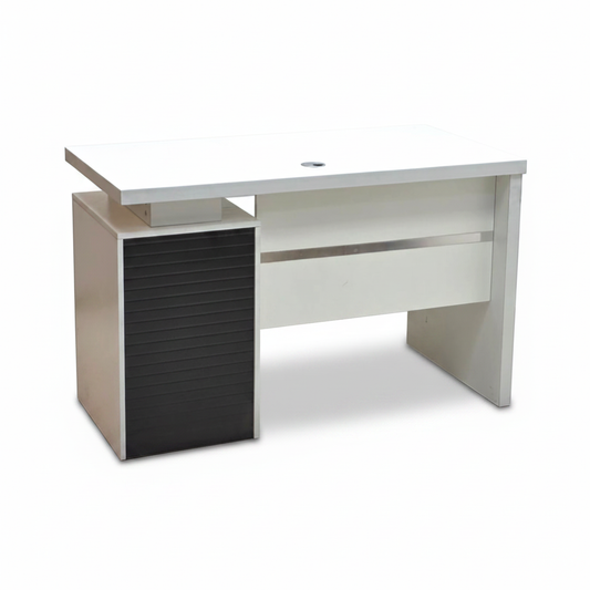Office Table IH-L952-WHT | White Modern Desk 120cm & 140cm