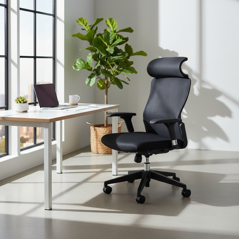 Office Chair Black IH 1022 BLK | Premium Ergonomic Seating UAE