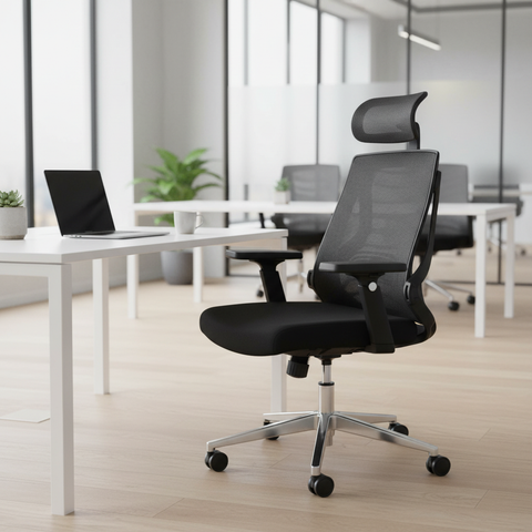 Office Chair Black IH-8805 | Premium Ergonomic Seating UAE | Dubai Abu Dhabi Sharjah