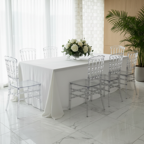 Transparent Dining Chair 40x40x90cm | Modern Acrylic Chair UAE