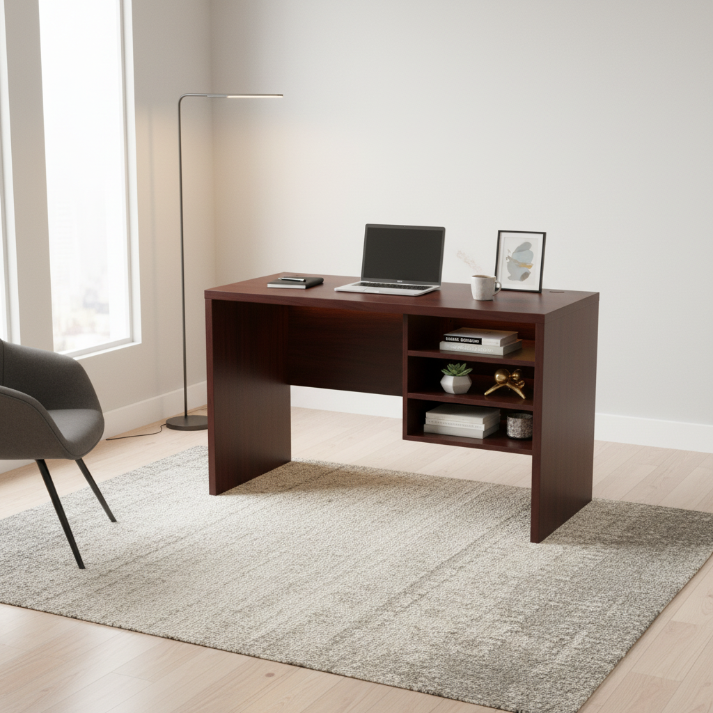 Premium Cherry Office Desk | UAE-Wide Delivery | INFINI HOMES