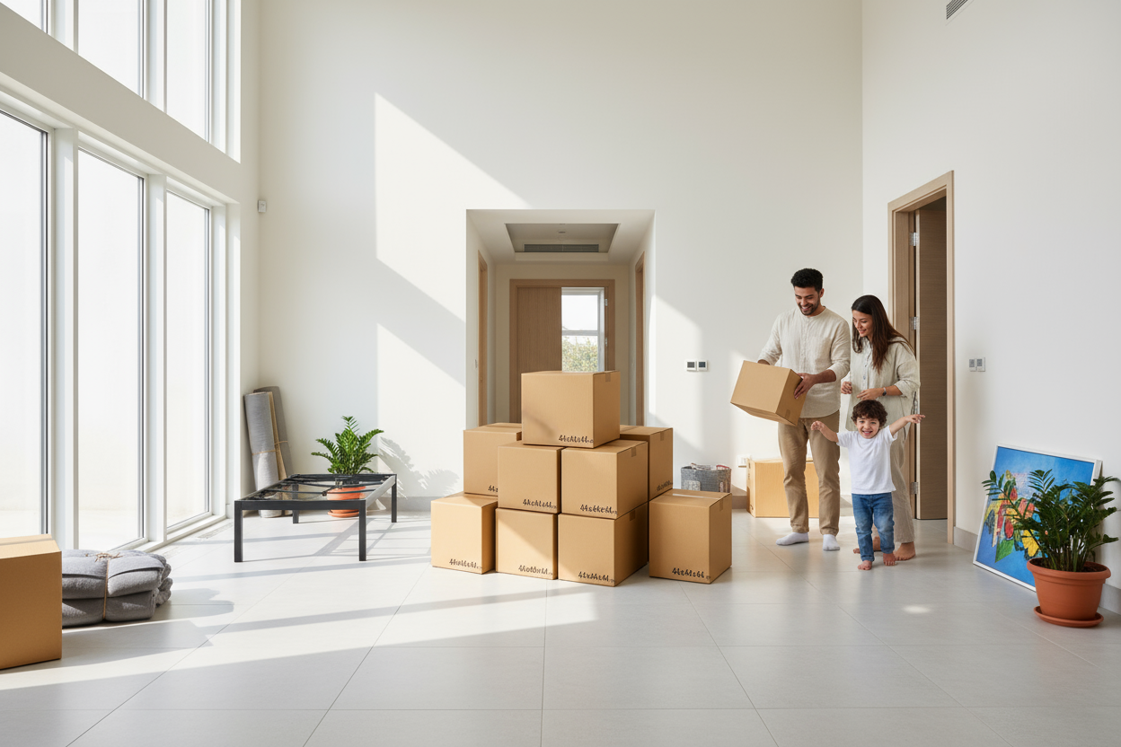 Heavy-Duty Cardboard Shipping Boxes UAE - 5-Ply Corrugated Storage Cartons 30kg Capacity - Dubai Abu Dhabi Delivery