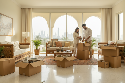 Heavy Duty Cardboard Boxes UAE - 5 Ply Corrugated Shipping Boxes Dubai Abu Dhabi