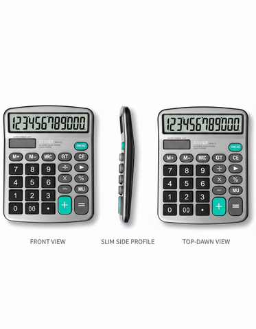 TRULY 837A Pro Metal Calculator - Professional Desktop Calculator