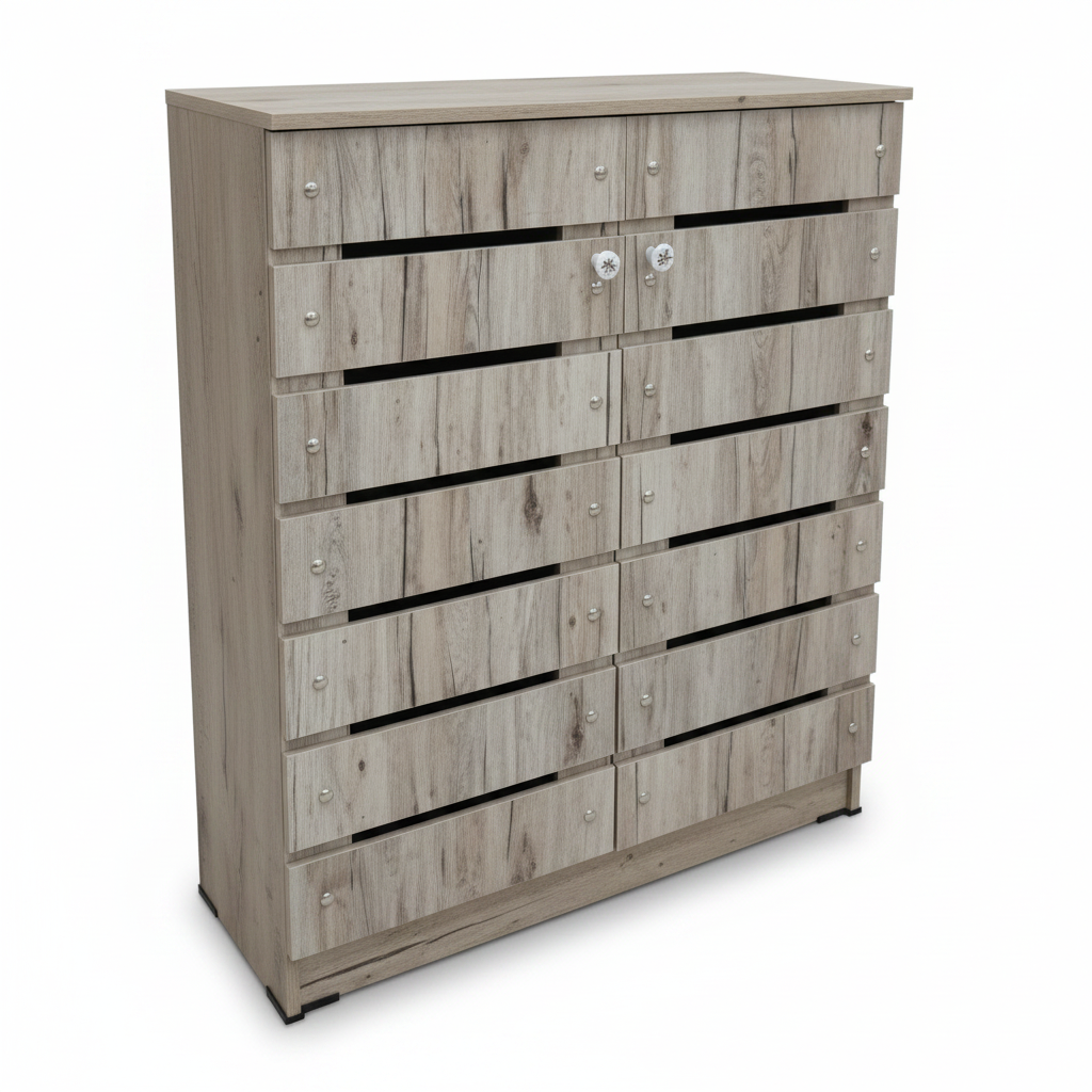 Premium Wenge Shelving Unit IH 512 | Office Storage UAE Beige