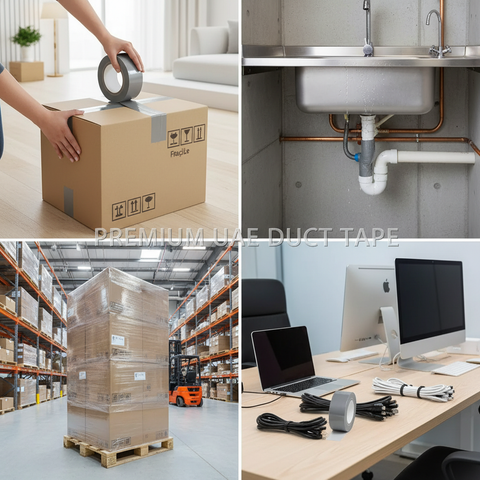 Duct Tape 20 Yard x 2 Inch - Heavy Duty Adhesive Tape UAE | Multi-Purpose Packing Tape