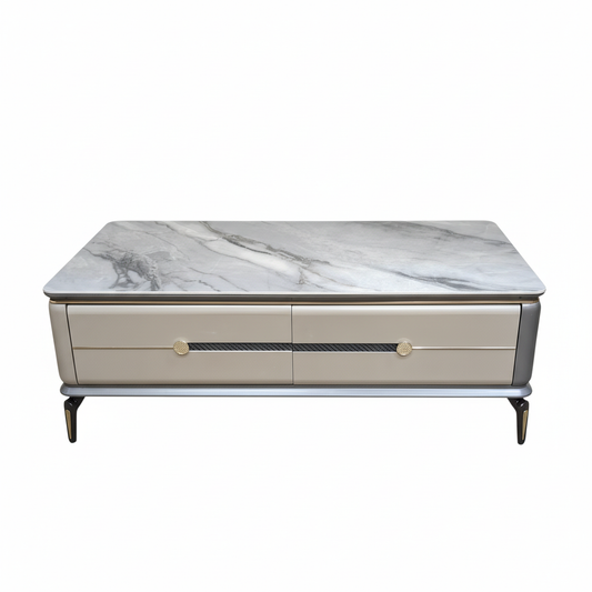 Ceramic Top High Gloss Center Table | IH CT B2-13 | INFINI HOMES UAE