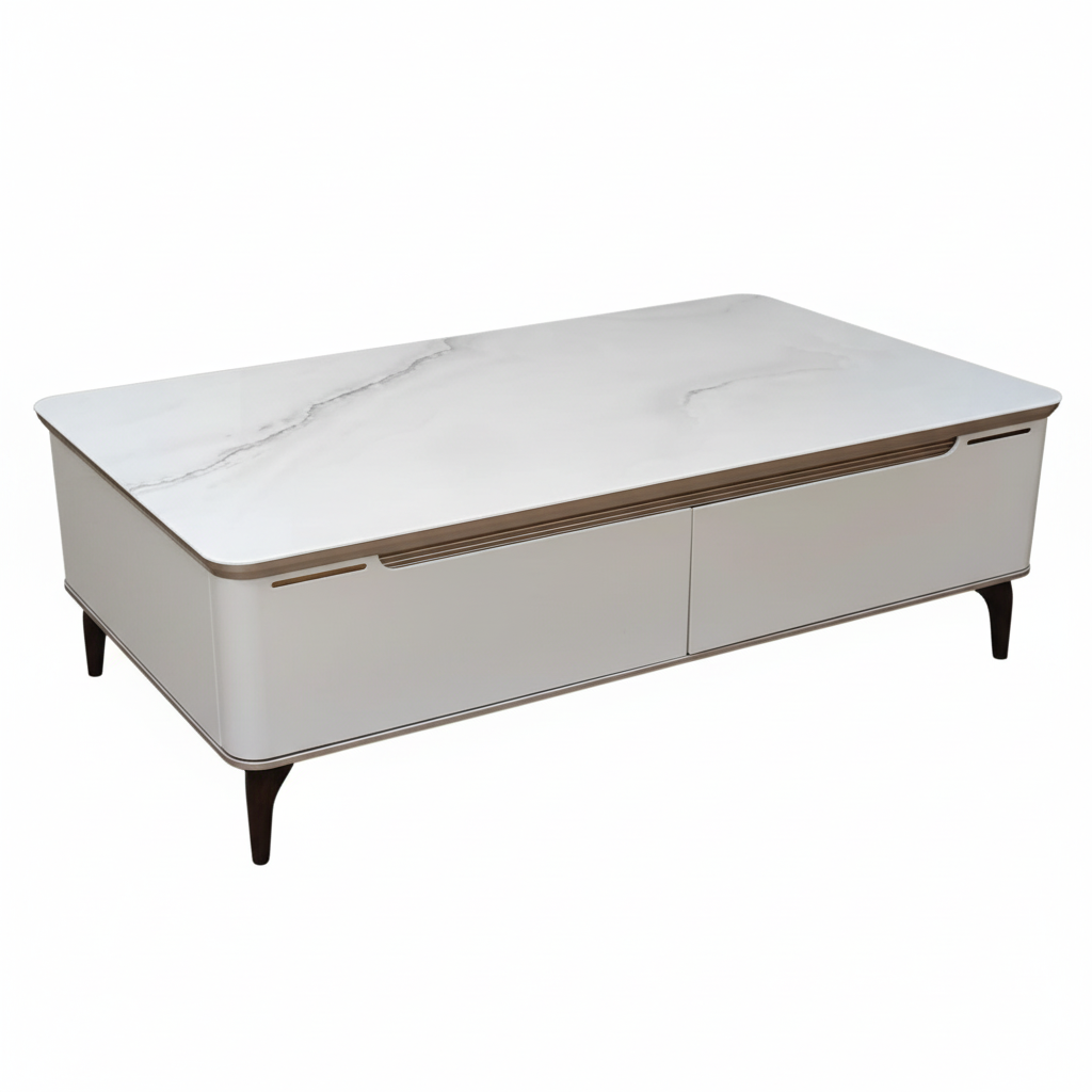 Ceramic Top High Gloss Center Table | IH E07-17 | 130×65×50 cm