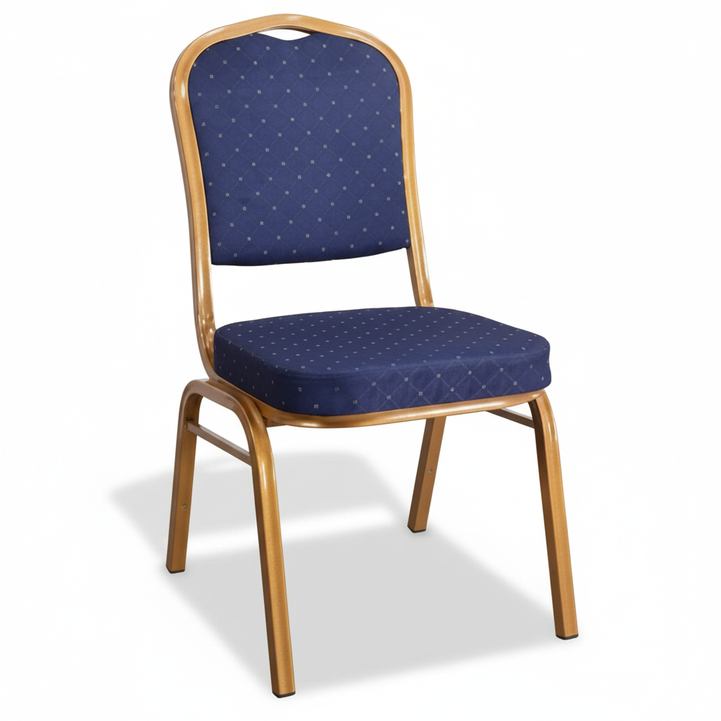 Hotel Chair IH 918T | Premium Hospitality Seating – INFINI HOMES UAE Blue
