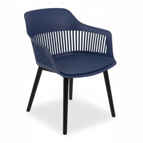 Dining Chair IH 324 | Premium Upholstered Chair – INFINI HOMES UAE Blue