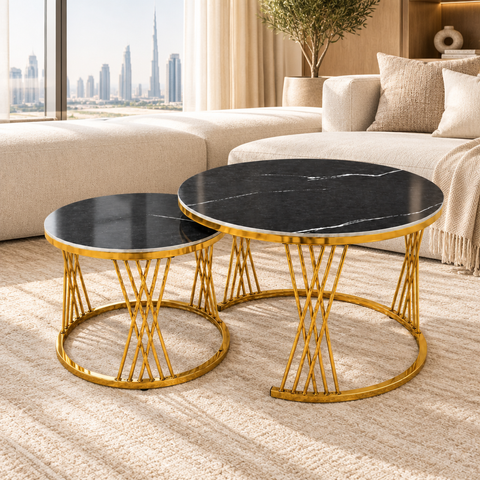 Black Gold Coffee Table IH-CT07-2 | UAE