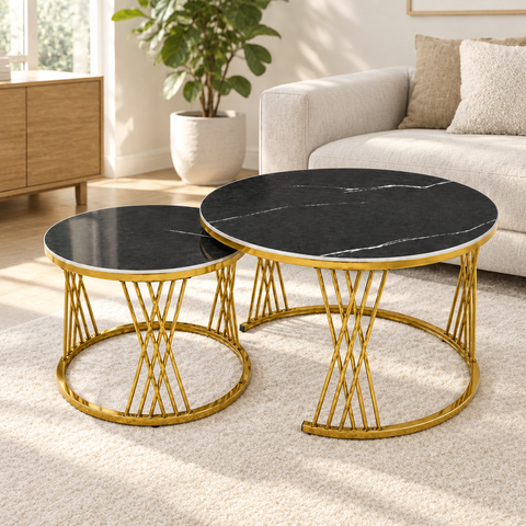 Black Gold Coffee Table IH-CT07-2 | UAE