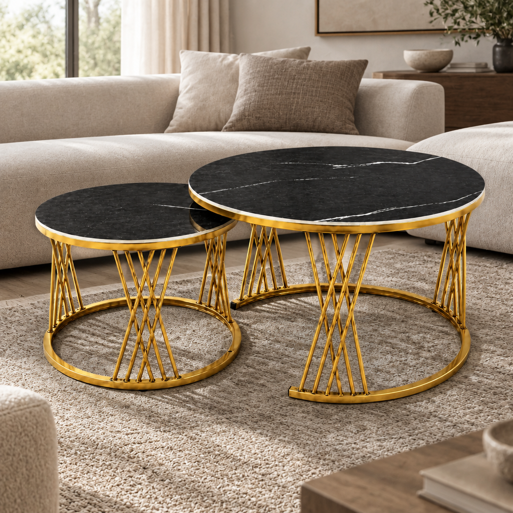 Black Gold Coffee Table IH-CT07-2 | UAE