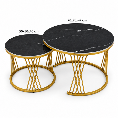 Black Gold Coffee Table IH-CT07-2 | UAE