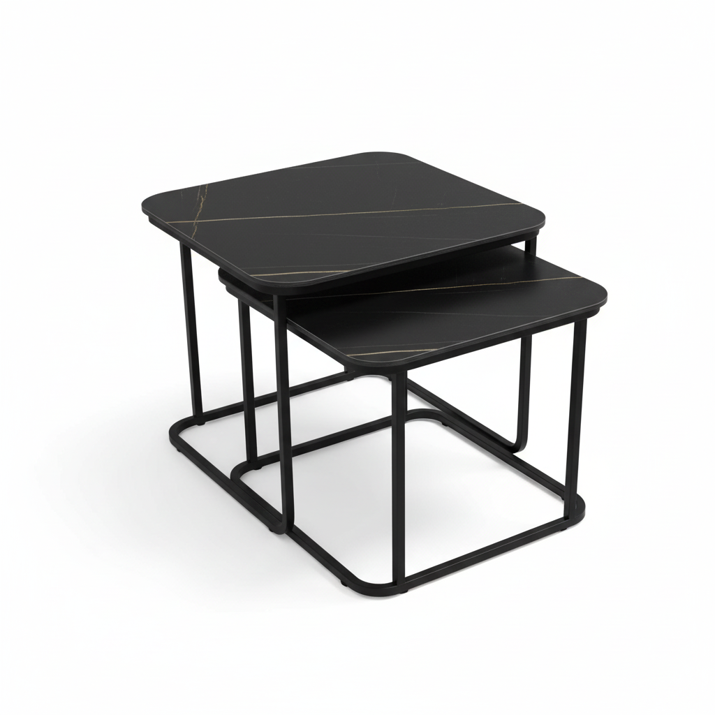 Coffee Table Set (1+1) | IH 516 | Premium Office & Living Room Table UAE