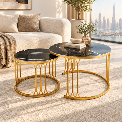 Black Gold Coffee Table SBF-CT54-2 | UAE