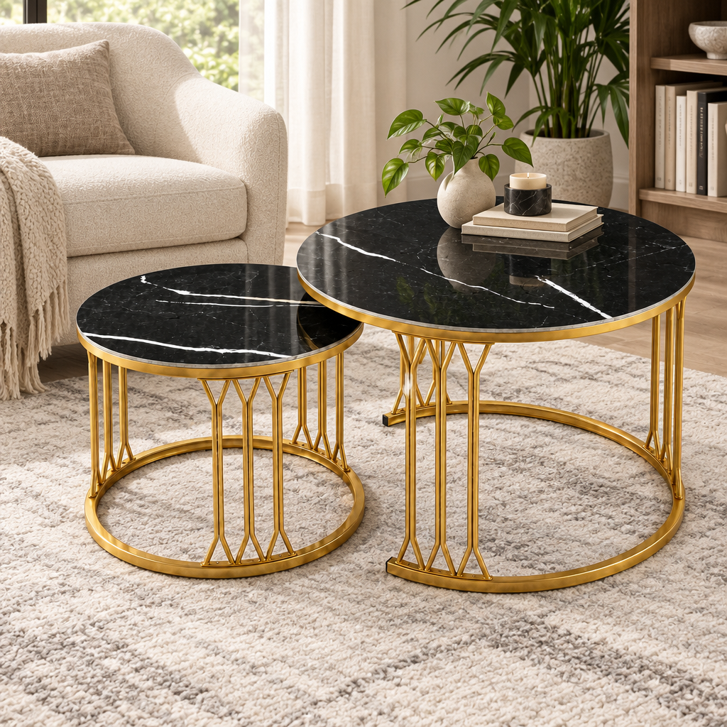 Black Gold Coffee Table SBF-CT54-2 | UAE