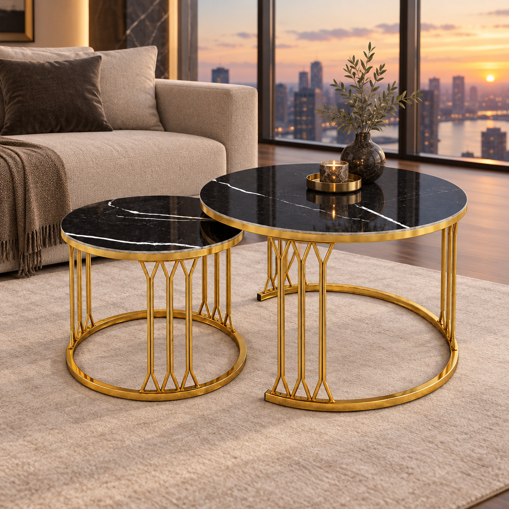 Black Gold Coffee Table SBF-CT54-2 | UAE