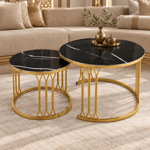Black Gold Coffee Table SBF-CT54-2 | UAE