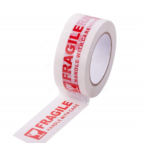 Fragile Tape 50 Yards - Premium Warning Tape by INFINI HOMES
