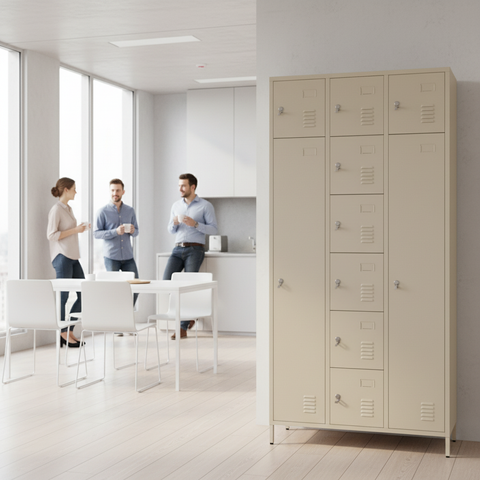 Metal 10 Door Triplex Locker | Secure Storage Solution UAE