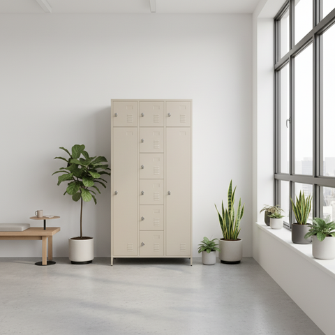 Metal 10 Door Triplex Locker | Secure Storage Solution UAE