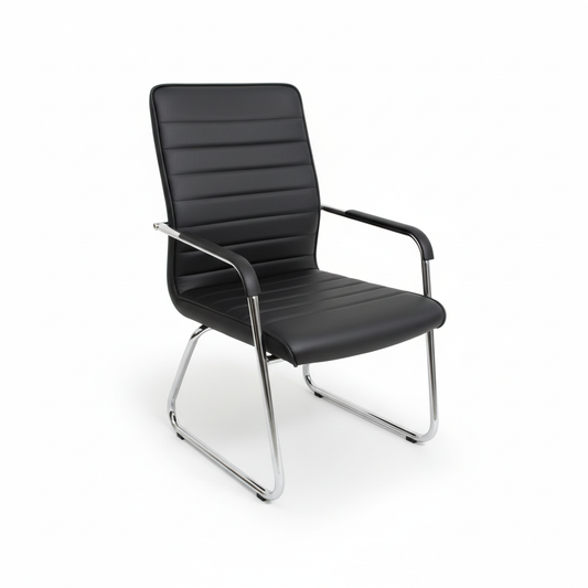Visitor Chair Black IH 828 BLK | Premium Office Seating UAE