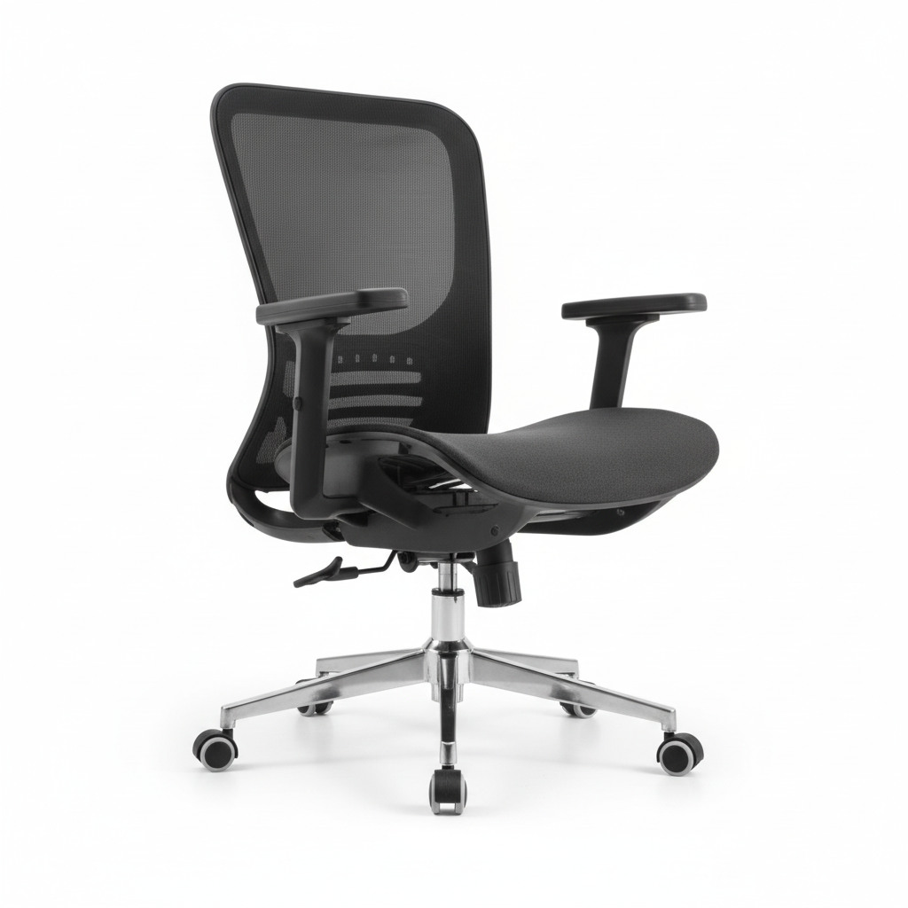 Ergonomic Mesh Office Chair Medium Back - BIFMA Certified | UAE Stock & Warranty