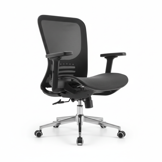 Ergonomic Mesh Office Chair Medium Back - BIFMA Certified | UAE Stock & Warranty